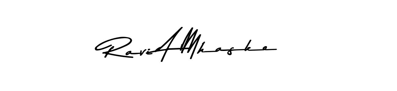 How to make Ravi A Mhaske signature? Asem Kandis PERSONAL USE is a professional autograph style. Create handwritten signature for Ravi A Mhaske name. Ravi A Mhaske signature style 9 images and pictures png