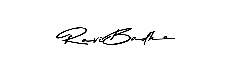 This is the best signature style for the Ravi Badhe name. Also you like these signature font (Asem Kandis PERSONAL USE). Mix name signature. Ravi Badhe signature style 9 images and pictures png