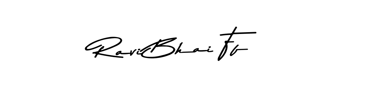 Create a beautiful signature design for name Ravi Bhai Ff. With this signature (Asem Kandis PERSONAL USE) fonts, you can make a handwritten signature for free. Ravi Bhai Ff signature style 9 images and pictures png