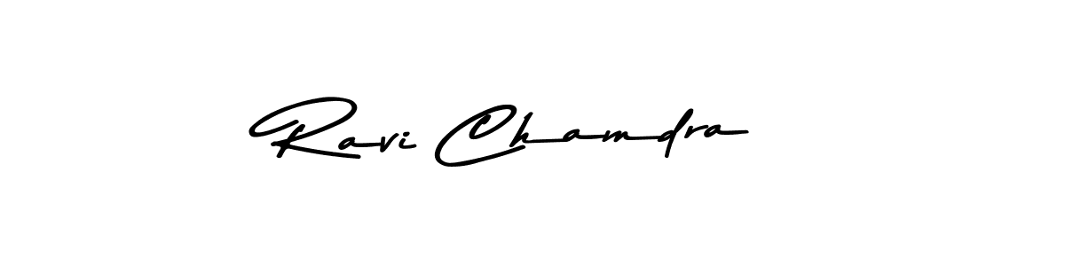Design your own signature with our free online signature maker. With this signature software, you can create a handwritten (Asem Kandis PERSONAL USE) signature for name Ravi Chamdra. Ravi Chamdra signature style 9 images and pictures png