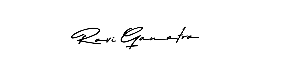 Use a signature maker to create a handwritten signature online. With this signature software, you can design (Asem Kandis PERSONAL USE) your own signature for name Ravi Ganatra. Ravi Ganatra signature style 9 images and pictures png