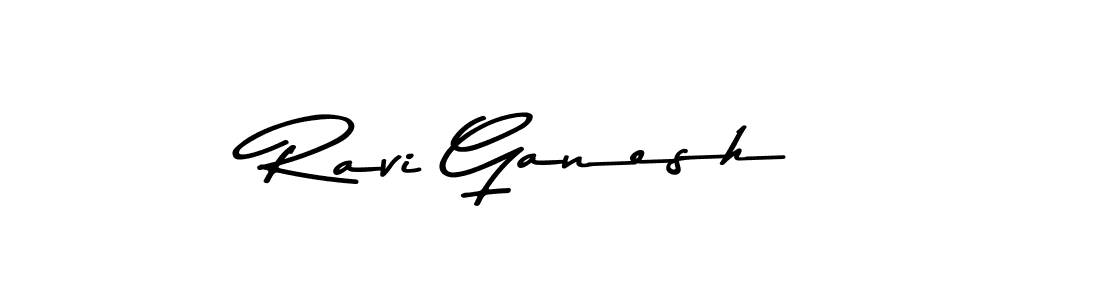 Use a signature maker to create a handwritten signature online. With this signature software, you can design (Asem Kandis PERSONAL USE) your own signature for name Ravi Ganesh. Ravi Ganesh signature style 9 images and pictures png
