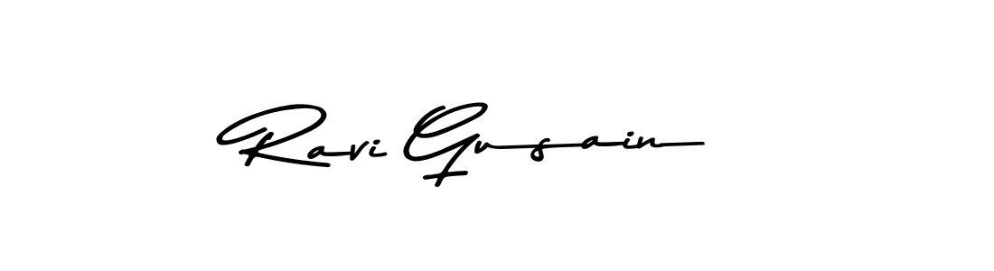 Create a beautiful signature design for name Ravi Gusain. With this signature (Asem Kandis PERSONAL USE) fonts, you can make a handwritten signature for free. Ravi Gusain signature style 9 images and pictures png