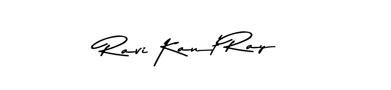 Make a beautiful signature design for name Ravi Kant Ray. With this signature (Asem Kandis PERSONAL USE) style, you can create a handwritten signature for free. Ravi Kant Ray signature style 9 images and pictures png