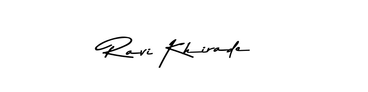 Use a signature maker to create a handwritten signature online. With this signature software, you can design (Asem Kandis PERSONAL USE) your own signature for name Ravi Khirade. Ravi Khirade signature style 9 images and pictures png