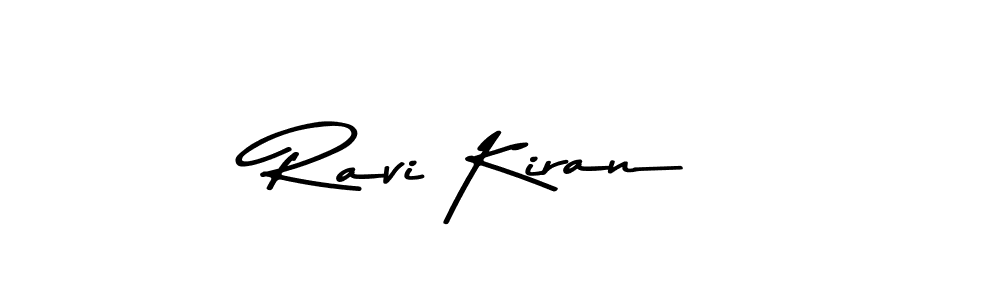 Create a beautiful signature design for name Ravi Kiran. With this signature (Asem Kandis PERSONAL USE) fonts, you can make a handwritten signature for free. Ravi Kiran signature style 9 images and pictures png