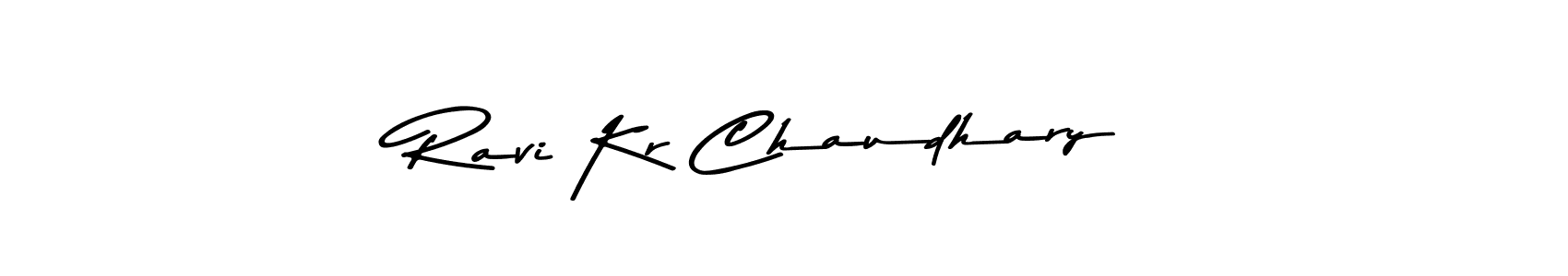 Create a beautiful signature design for name Ravi Kr Chaudhary. With this signature (Asem Kandis PERSONAL USE) fonts, you can make a handwritten signature for free. Ravi Kr Chaudhary signature style 9 images and pictures png