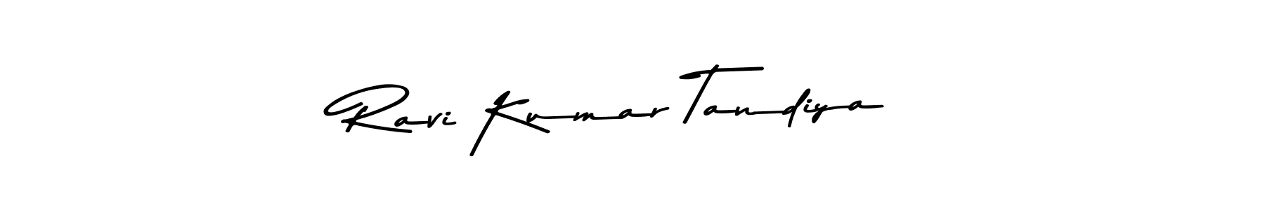 Similarly Asem Kandis PERSONAL USE is the best handwritten signature design. Signature creator online .You can use it as an online autograph creator for name Ravi Kumar Tandiya. Ravi Kumar Tandiya signature style 9 images and pictures png