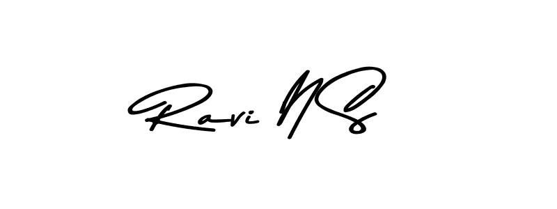 How to Draw Ravi N S signature style? Asem Kandis PERSONAL USE is a latest design signature styles for name Ravi N S. Ravi N S signature style 9 images and pictures png