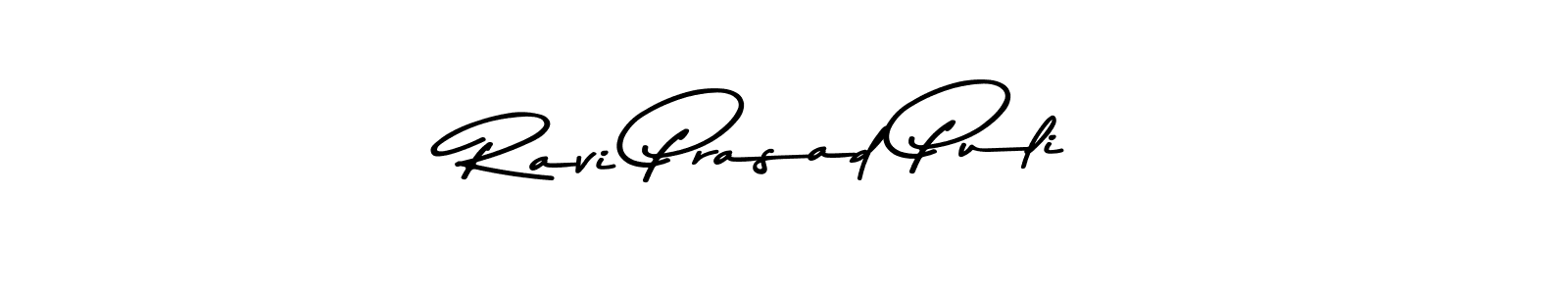 Make a beautiful signature design for name Ravi Prasad Puli. With this signature (Asem Kandis PERSONAL USE) style, you can create a handwritten signature for free. Ravi Prasad Puli signature style 9 images and pictures png