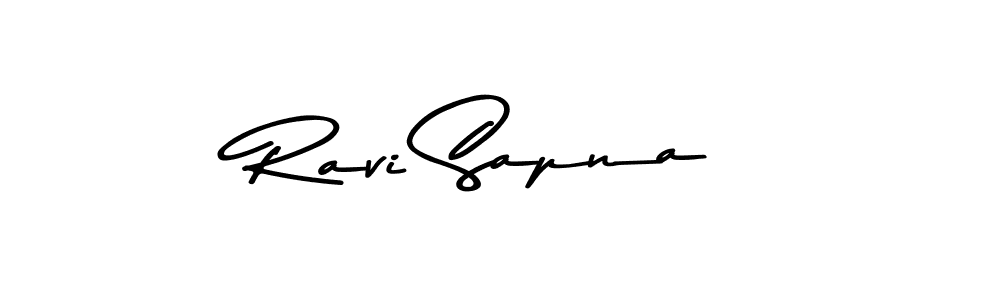 How to make Ravi Sapna signature? Asem Kandis PERSONAL USE is a professional autograph style. Create handwritten signature for Ravi Sapna name. Ravi Sapna signature style 9 images and pictures png