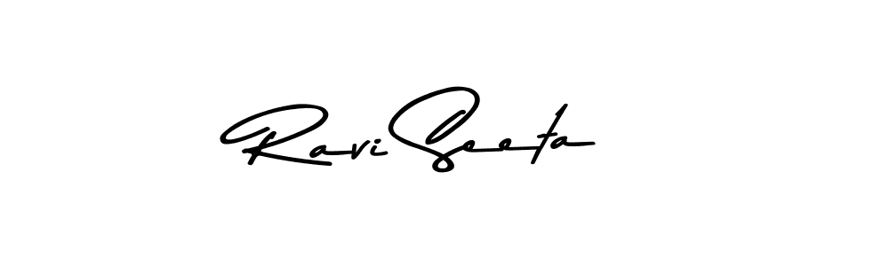 Use a signature maker to create a handwritten signature online. With this signature software, you can design (Asem Kandis PERSONAL USE) your own signature for name Ravi Seeta. Ravi Seeta signature style 9 images and pictures png