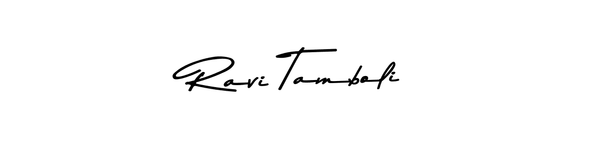 Similarly Asem Kandis PERSONAL USE is the best handwritten signature design. Signature creator online .You can use it as an online autograph creator for name Ravi Tamboli. Ravi Tamboli signature style 9 images and pictures png