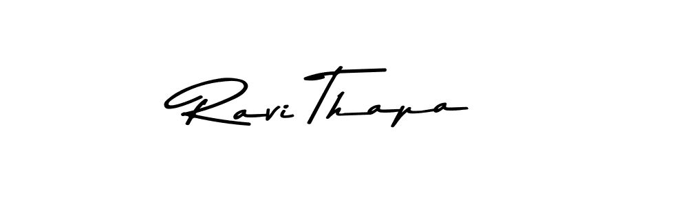 Ravi Thapa stylish signature style. Best Handwritten Sign (Asem Kandis PERSONAL USE) for my name. Handwritten Signature Collection Ideas for my name Ravi Thapa. Ravi Thapa signature style 9 images and pictures png