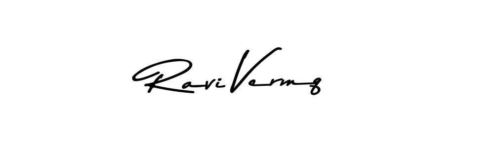 Also You can easily find your signature by using the search form. We will create Ravi Vermq name handwritten signature images for you free of cost using Asem Kandis PERSONAL USE sign style. Ravi Vermq signature style 9 images and pictures png