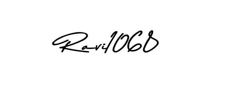 Design your own signature with our free online signature maker. With this signature software, you can create a handwritten (Asem Kandis PERSONAL USE) signature for name Ravi1068. Ravi1068 signature style 9 images and pictures png