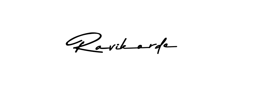 Ravikorde stylish signature style. Best Handwritten Sign (Asem Kandis PERSONAL USE) for my name. Handwritten Signature Collection Ideas for my name Ravikorde. Ravikorde signature style 9 images and pictures png