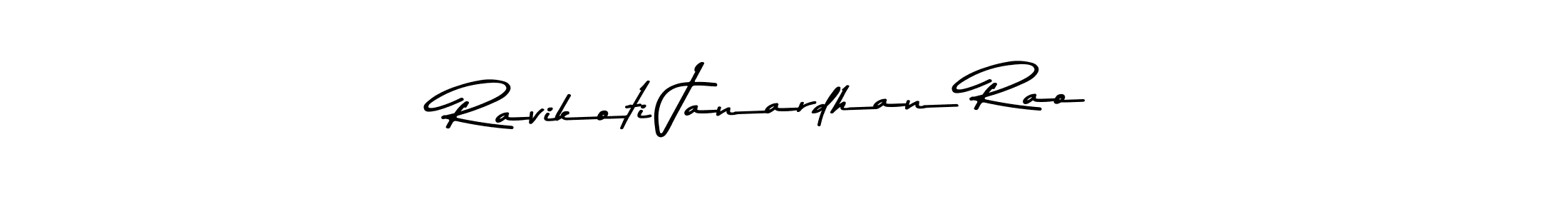 Create a beautiful signature design for name Ravikoti Janardhan Rao. With this signature (Asem Kandis PERSONAL USE) fonts, you can make a handwritten signature for free. Ravikoti Janardhan Rao signature style 9 images and pictures png