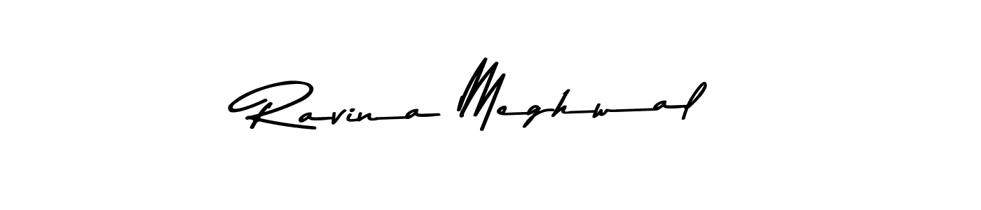 How to make Ravina Meghwal signature? Asem Kandis PERSONAL USE is a professional autograph style. Create handwritten signature for Ravina Meghwal name. Ravina Meghwal signature style 9 images and pictures png