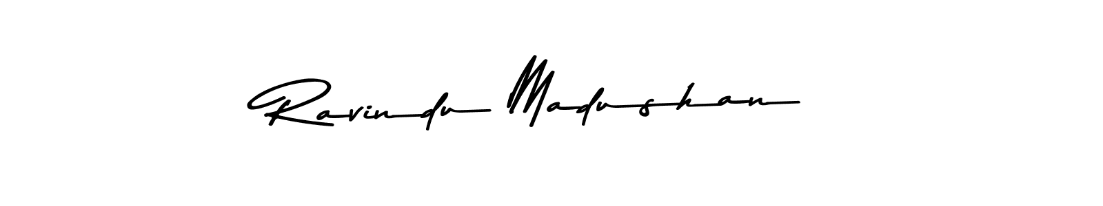 Design your own signature with our free online signature maker. With this signature software, you can create a handwritten (Asem Kandis PERSONAL USE) signature for name Ravindu Madushan. Ravindu Madushan signature style 9 images and pictures png