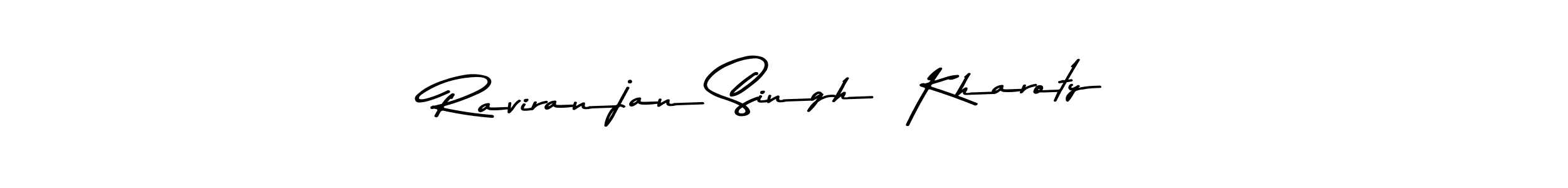 Make a beautiful signature design for name Raviranjan Singh  Kharoty. Use this online signature maker to create a handwritten signature for free. Raviranjan Singh  Kharoty signature style 9 images and pictures png