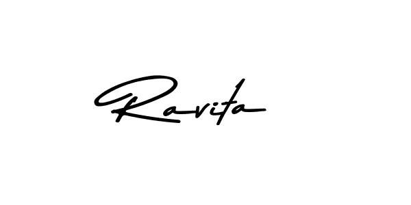 Ravita stylish signature style. Best Handwritten Sign (Asem Kandis PERSONAL USE) for my name. Handwritten Signature Collection Ideas for my name Ravita. Ravita signature style 9 images and pictures png