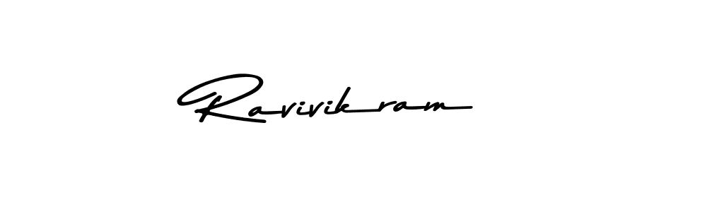 Create a beautiful signature design for name Ravivikram. With this signature (Asem Kandis PERSONAL USE) fonts, you can make a handwritten signature for free. Ravivikram signature style 9 images and pictures png