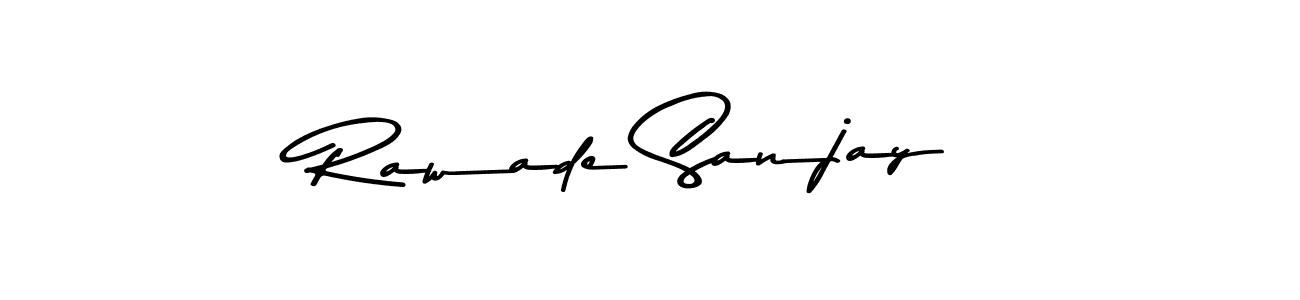 Also You can easily find your signature by using the search form. We will create Rawade Sanjay name handwritten signature images for you free of cost using Asem Kandis PERSONAL USE sign style. Rawade Sanjay signature style 9 images and pictures png