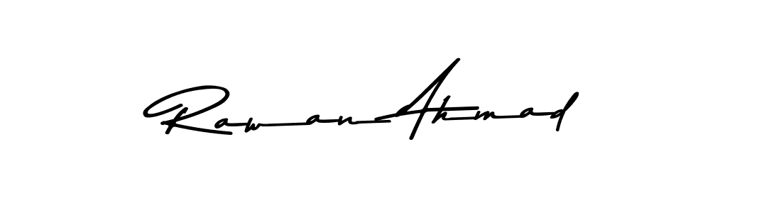 Use a signature maker to create a handwritten signature online. With this signature software, you can design (Asem Kandis PERSONAL USE) your own signature for name Rawan Ahmad. Rawan Ahmad signature style 9 images and pictures png