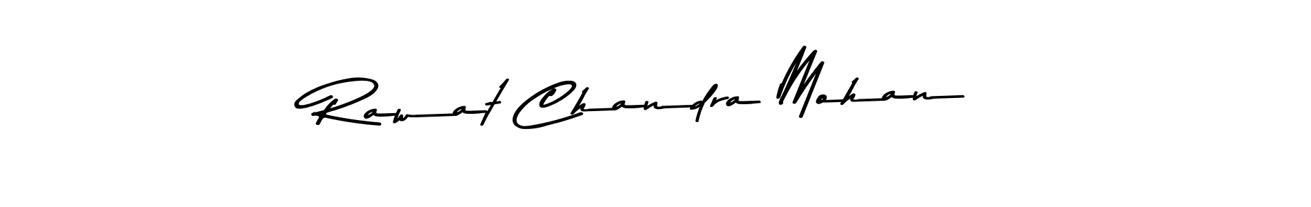 Design your own signature with our free online signature maker. With this signature software, you can create a handwritten (Asem Kandis PERSONAL USE) signature for name Rawat Chandra Mohan. Rawat Chandra Mohan signature style 9 images and pictures png