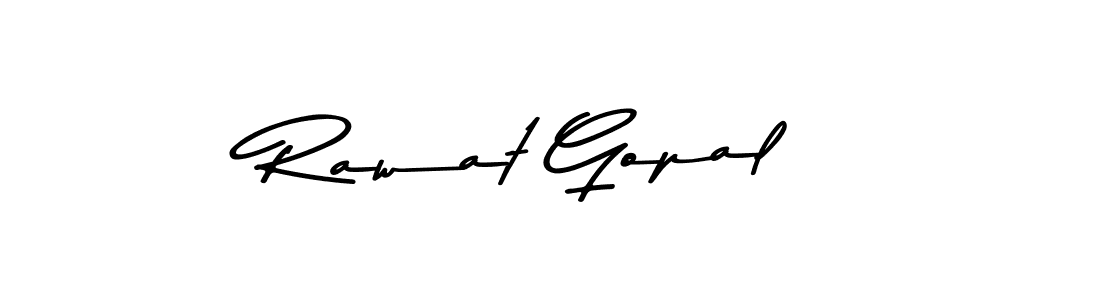 How to make Rawat Gopal name signature. Use Asem Kandis PERSONAL USE style for creating short signs online. This is the latest handwritten sign. Rawat Gopal signature style 9 images and pictures png