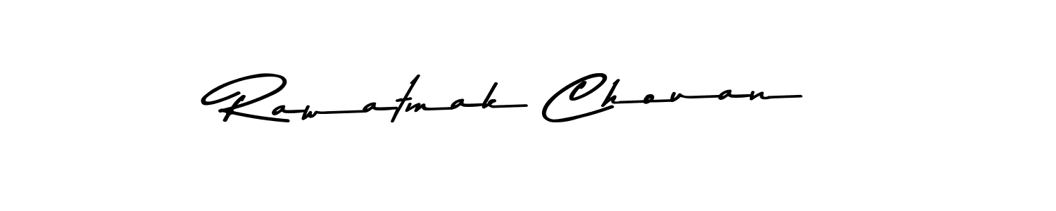 Rawatmak Chouan stylish signature style. Best Handwritten Sign (Asem Kandis PERSONAL USE) for my name. Handwritten Signature Collection Ideas for my name Rawatmak Chouan. Rawatmak Chouan signature style 9 images and pictures png