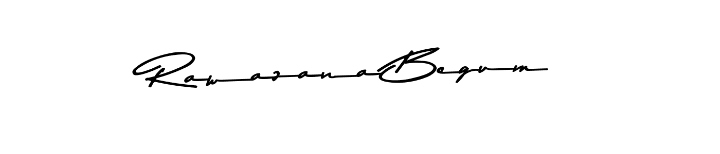 The best way (Asem Kandis PERSONAL USE) to make a short signature is to pick only two or three words in your name. The name Rawazana Begum include a total of six letters. For converting this name. Rawazana Begum signature style 9 images and pictures png