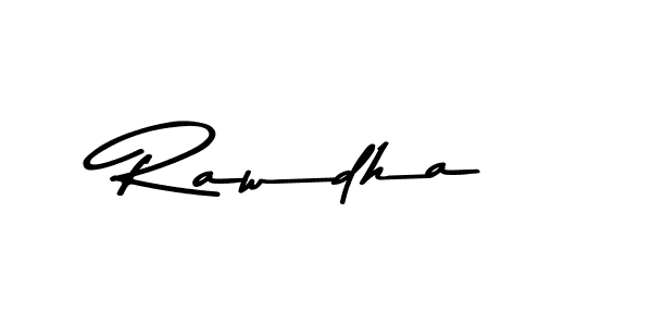 This is the best signature style for the Rawdha name. Also you like these signature font (Asem Kandis PERSONAL USE). Mix name signature. Rawdha signature style 9 images and pictures png