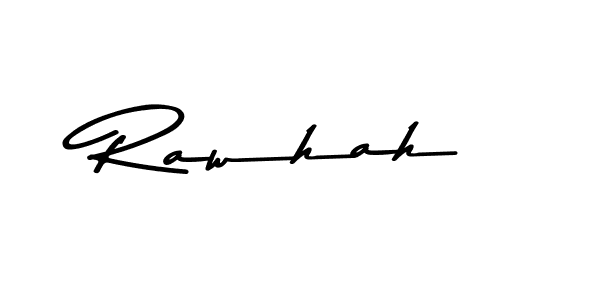 Design your own signature with our free online signature maker. With this signature software, you can create a handwritten (Asem Kandis PERSONAL USE) signature for name Rawhah. Rawhah signature style 9 images and pictures png
