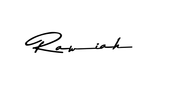 Create a beautiful signature design for name Rawiah. With this signature (Asem Kandis PERSONAL USE) fonts, you can make a handwritten signature for free. Rawiah signature style 9 images and pictures png