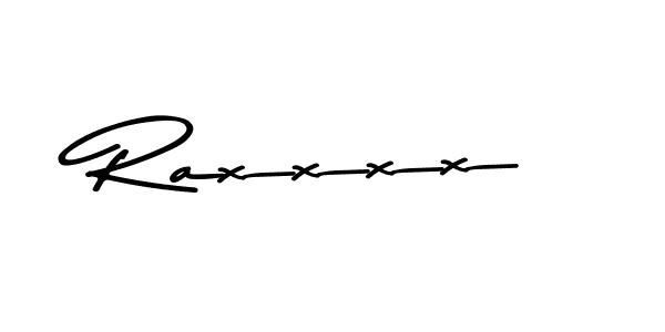 How to make Raxxxx name signature. Use Asem Kandis PERSONAL USE style for creating short signs online. This is the latest handwritten sign. Raxxxx signature style 9 images and pictures png