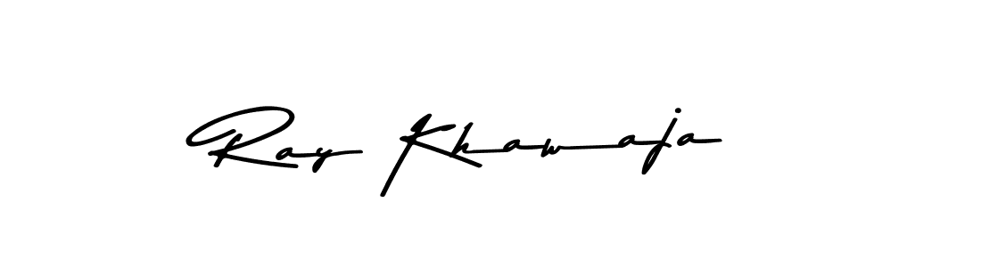 Ray Khawaja stylish signature style. Best Handwritten Sign (Asem Kandis PERSONAL USE) for my name. Handwritten Signature Collection Ideas for my name Ray Khawaja. Ray Khawaja signature style 9 images and pictures png