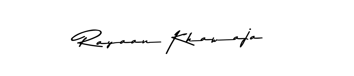 How to make Rayaan Khawaja signature? Asem Kandis PERSONAL USE is a professional autograph style. Create handwritten signature for Rayaan Khawaja name. Rayaan Khawaja signature style 9 images and pictures png