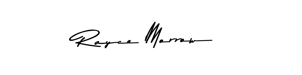 Use a signature maker to create a handwritten signature online. With this signature software, you can design (Asem Kandis PERSONAL USE) your own signature for name Rayce Morrow. Rayce Morrow signature style 9 images and pictures png