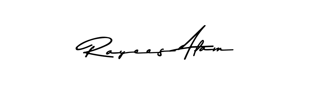 Use a signature maker to create a handwritten signature online. With this signature software, you can design (Asem Kandis PERSONAL USE) your own signature for name Rayees Alam. Rayees Alam signature style 9 images and pictures png