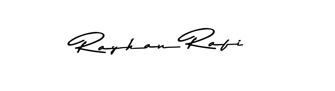 Design your own signature with our free online signature maker. With this signature software, you can create a handwritten (Asem Kandis PERSONAL USE) signature for name Rayhan Rafi. Rayhan Rafi signature style 9 images and pictures png