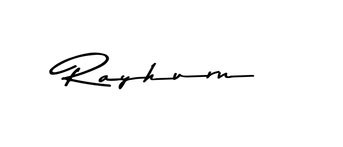 How to make Rayhurn signature? Asem Kandis PERSONAL USE is a professional autograph style. Create handwritten signature for Rayhurn name. Rayhurn signature style 9 images and pictures png