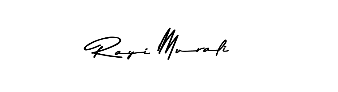 Rayi Murali stylish signature style. Best Handwritten Sign (Asem Kandis PERSONAL USE) for my name. Handwritten Signature Collection Ideas for my name Rayi Murali. Rayi Murali signature style 9 images and pictures png