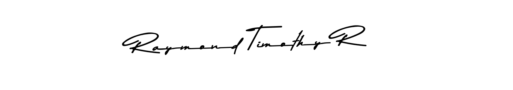 Make a beautiful signature design for name Raymond Timothy R. With this signature (Asem Kandis PERSONAL USE) style, you can create a handwritten signature for free. Raymond Timothy R signature style 9 images and pictures png