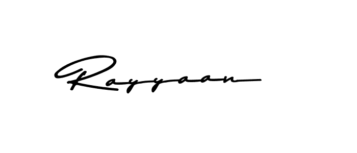 Design your own signature with our free online signature maker. With this signature software, you can create a handwritten (Asem Kandis PERSONAL USE) signature for name Rayyaan. Rayyaan signature style 9 images and pictures png
