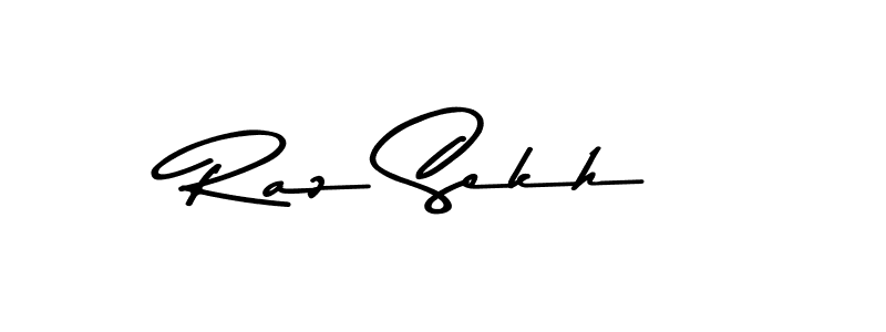 You should practise on your own different ways (Asem Kandis PERSONAL USE) to write your name (Raz Sekh) in signature. don't let someone else do it for you. Raz Sekh signature style 9 images and pictures png