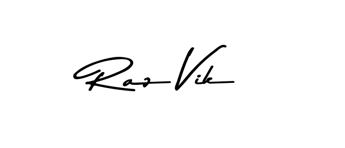 How to Draw Raz Vik signature style? Asem Kandis PERSONAL USE is a latest design signature styles for name Raz Vik. Raz Vik signature style 9 images and pictures png