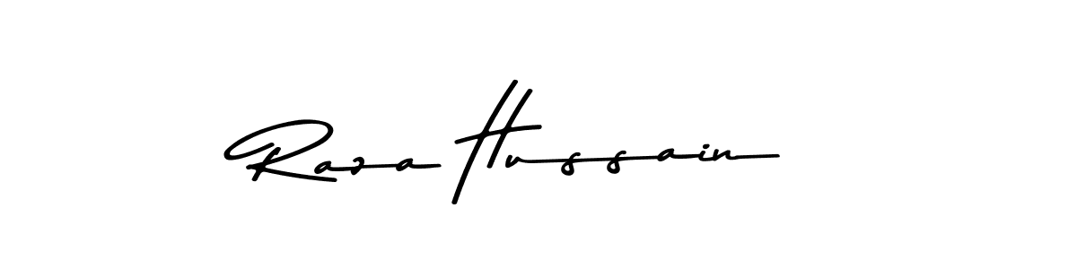 Make a beautiful signature design for name Raza Hussain. Use this online signature maker to create a handwritten signature for free. Raza Hussain signature style 9 images and pictures png