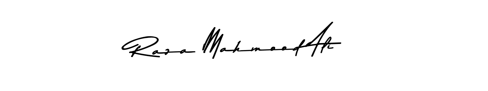 Use a signature maker to create a handwritten signature online. With this signature software, you can design (Asem Kandis PERSONAL USE) your own signature for name Raza Mahmood Ali. Raza Mahmood Ali signature style 9 images and pictures png